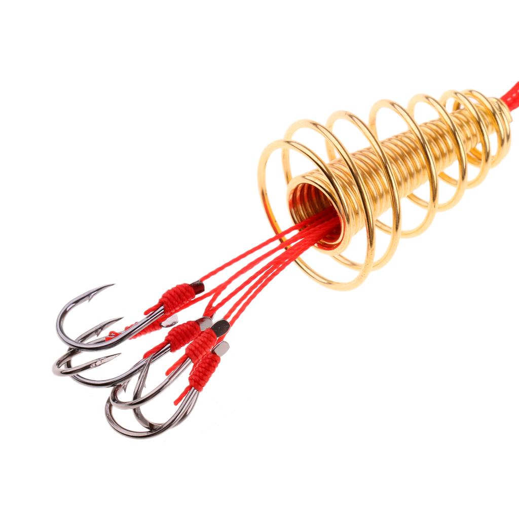 Sea Fishing Explosion Fishing Hook Fishing Lure Bait Trap Feeder Cage 8#