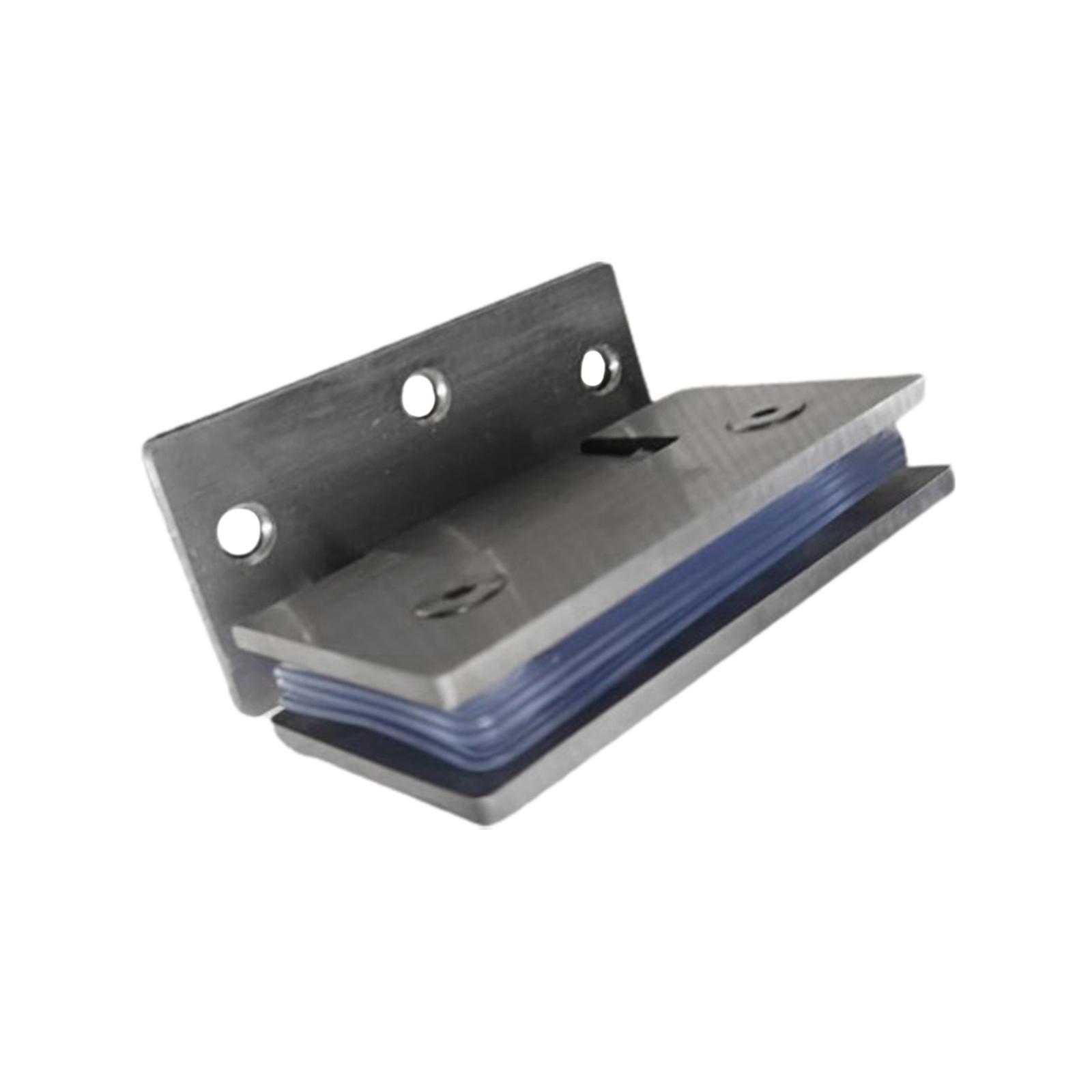 Glass Shower Door Hinges 90° Square with Screws Replacement Shower Room Accessories Glass Door Hinge for Bathroom 8-12 mm Glass Door