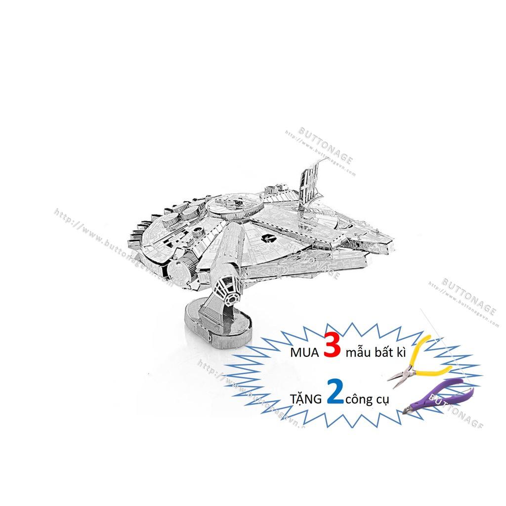 Mô Hình Lắp Ráp 3d Phi Thuyền Millennium Falcon YT-1300F