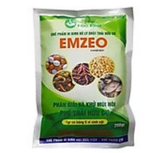 Combo Chế Phẩm Ủ Rác và Phân Bón + Khử Mùi Thối (1 Gói EMUVI 200g, 1 gói EMZEO 200g và 1 Chai Mật Rỉ Đường Loại 1 lit)