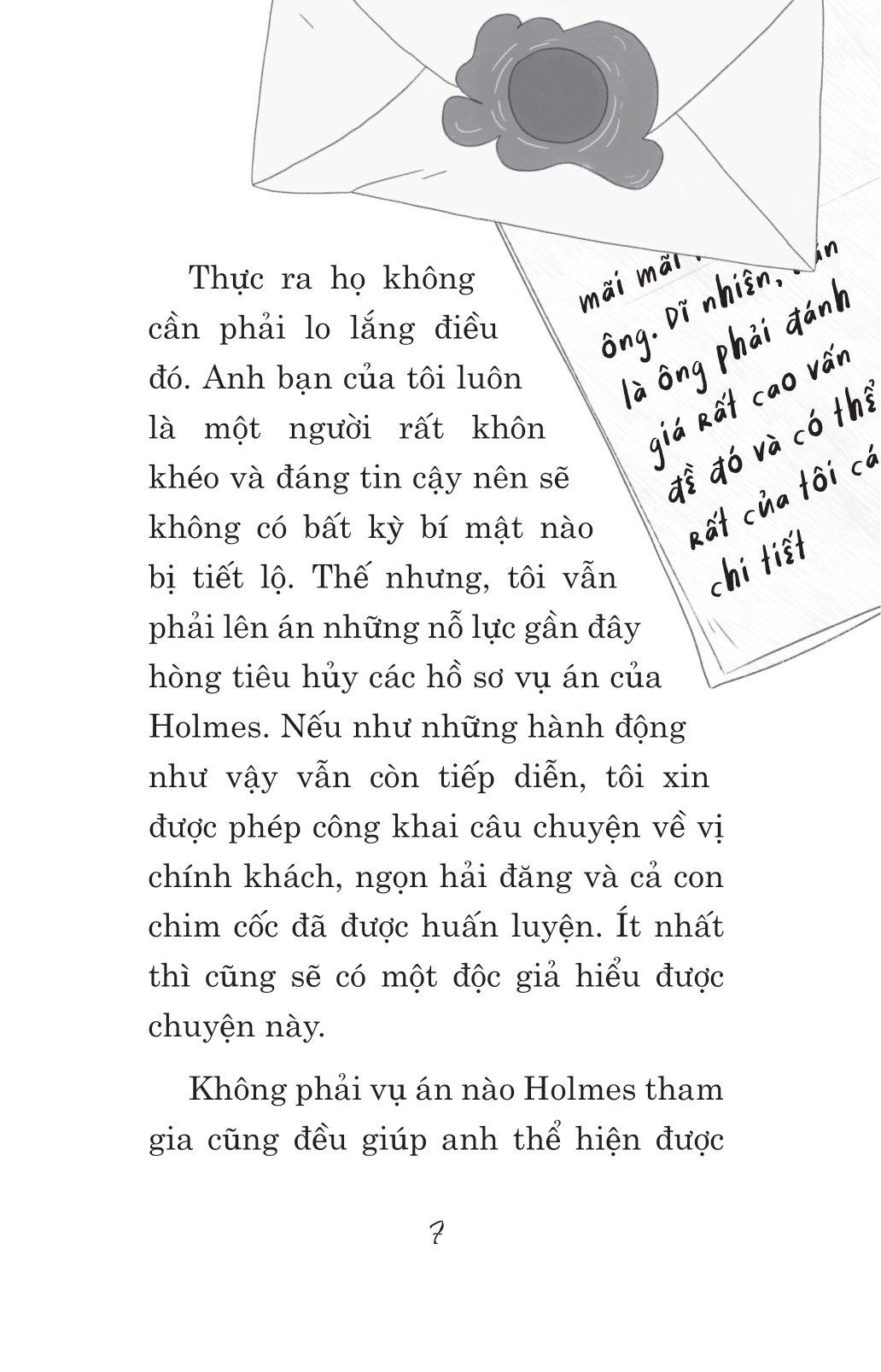 Tuyển Tập Sherlock Holmes - Những Bí Mật Và Báu Vật Bị Đánh Cắp - Người Khách Trọ Đeo Mạng Che Mặt