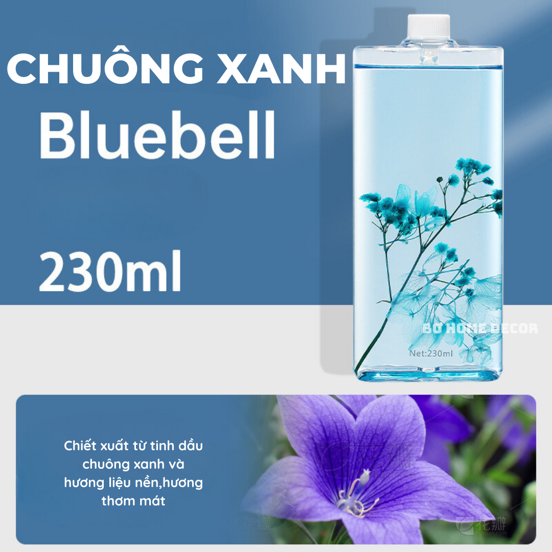 Nước hoa thay thế cho máy xịt phòng,tinh dầu xịt thơm phòng 6 mùi hương, dung tích lớn 230ml