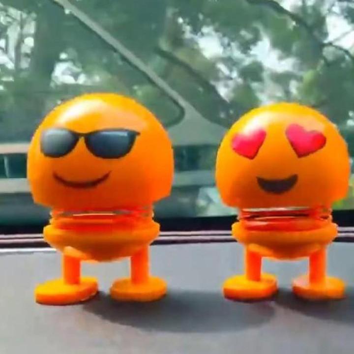 Emoji Lò Xo Ngộ Nghĩnh - Thú Nhún Đồ Chơi Tiêu Khiển - Trang Trí Xe Hơi, Bàn Làm Việc, Bàn Học Tập SUNHA SH 4439