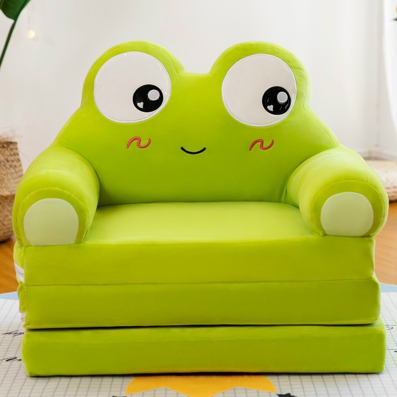 GHẾ SOFA CHO BÉ HÌNH NGỘ NGHĨNH - ẾCH CUTE