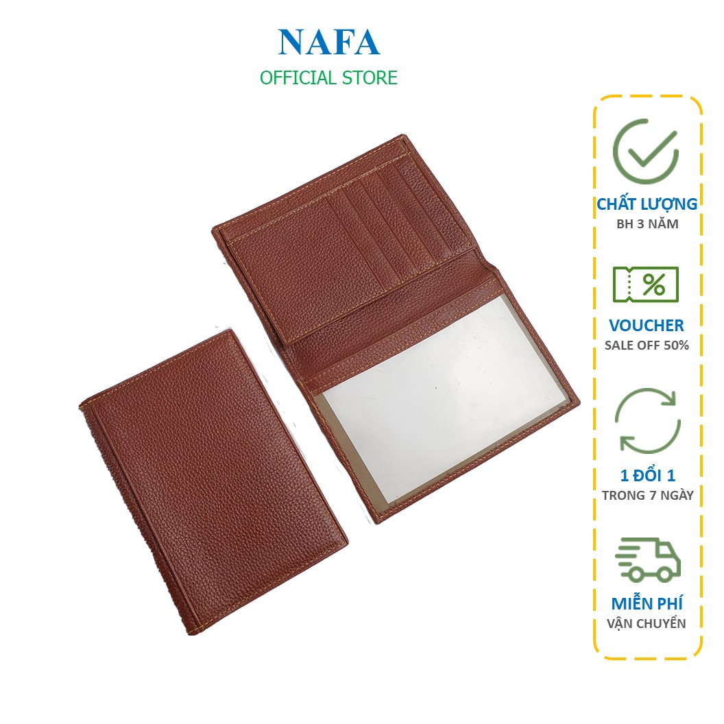 Ví đựng hộ chiếu da Togo cao cấp NAFA WL108 thời trang chính hãng sang trọng - BH 3 năm