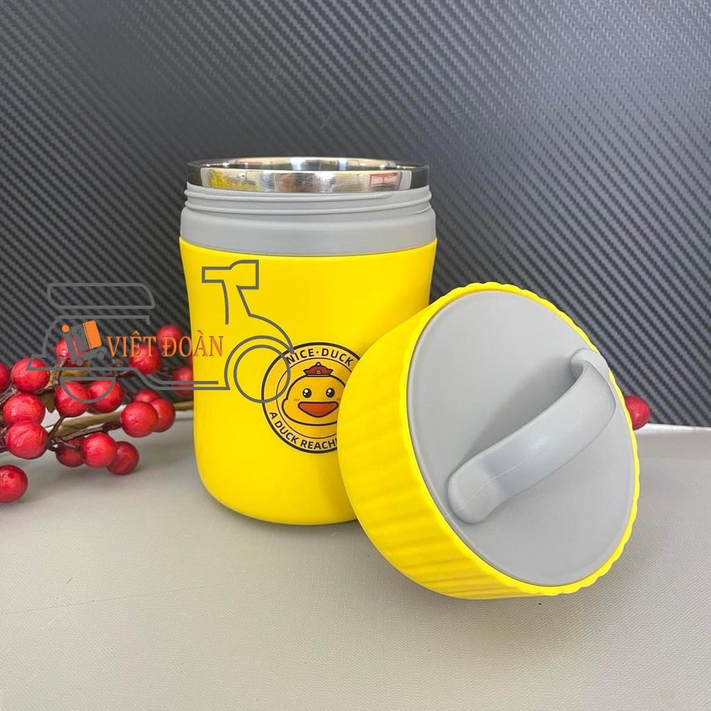 BÌNH GIỮ NHIỆT, Ủ CHÁO INOX SUS 304 - 550ml. Giữ nhiệt lâu, kiểu dáng trẻ trung, tiện ích