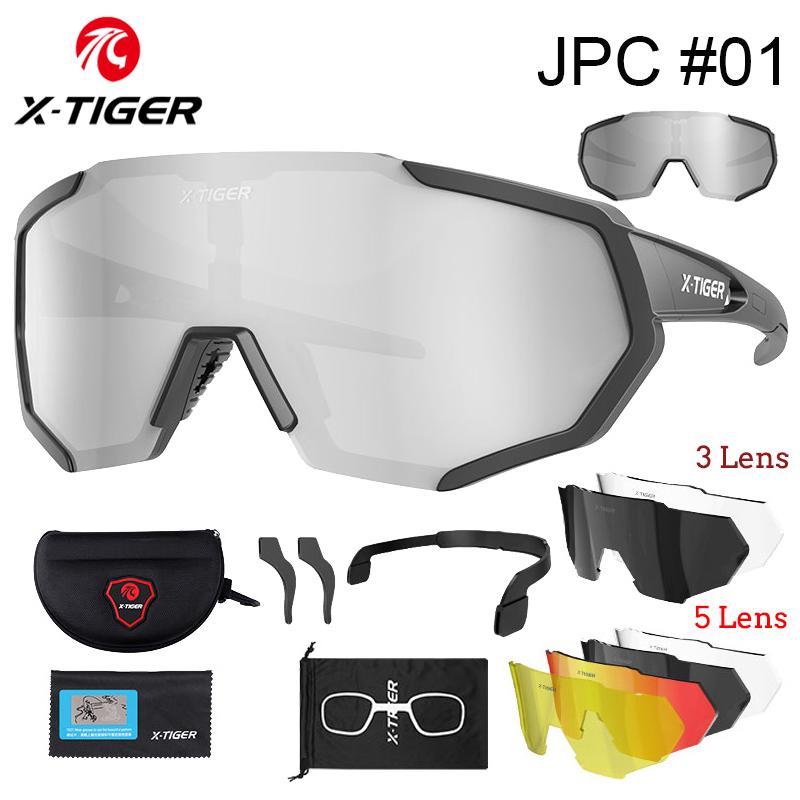 X-hổ phân cực kính phân cực kính đạp xe đạp xe đạp kính râm quang điện Color: Color 01 Lenses Color: 5 lens