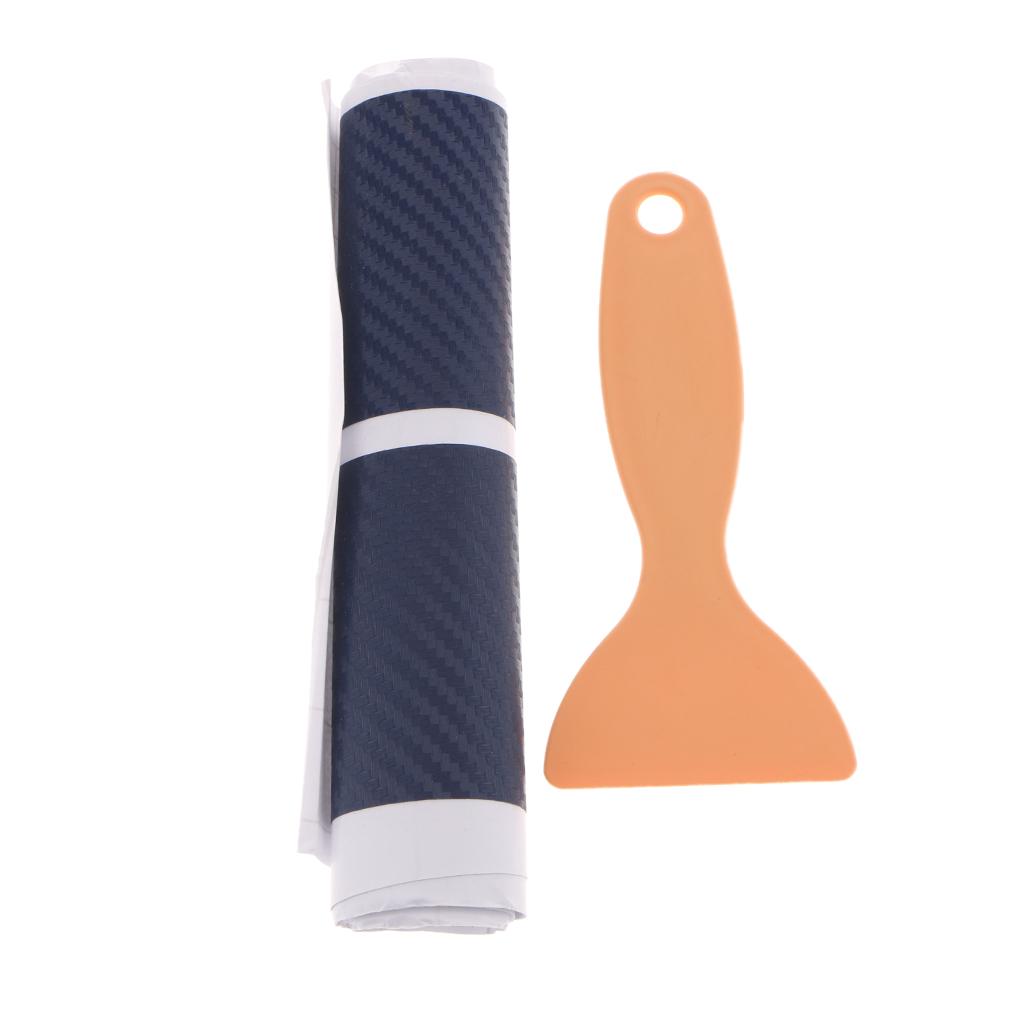 4Pcs 3D Carbon Fiber Car Door Pedal Plate Sticker Sill Scuff Cover