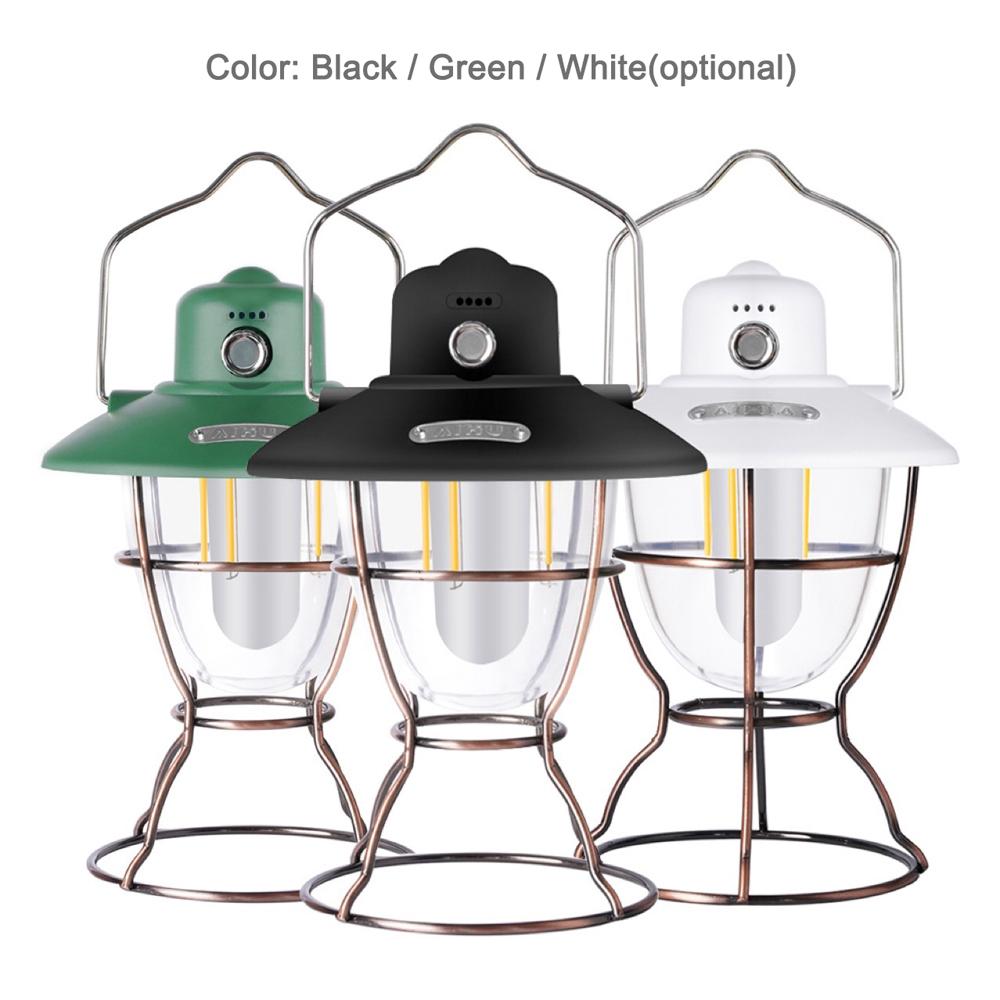 Đèn LED chiếu sáng cắm trại retro sạc USB