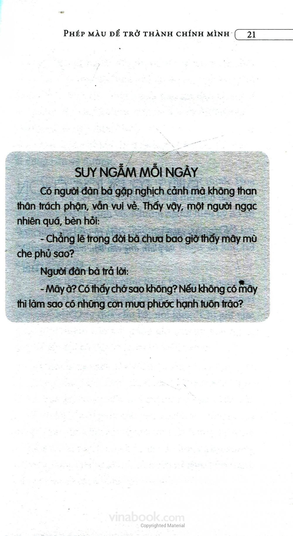 Phép Màu Để Trở Thành Chính Mình _SGB
