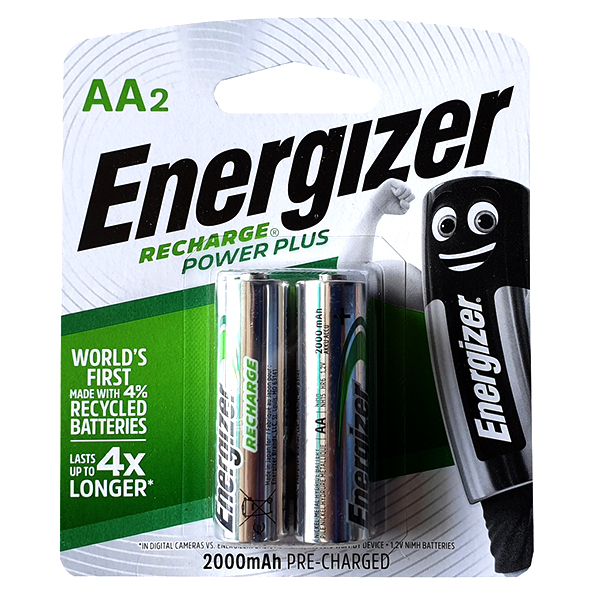 Pin Sạc AA 2000mAh NH15 Power Plus RP2 Energizer NH15 RP2