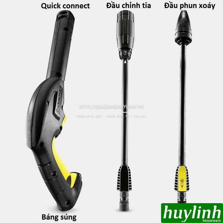 Máy xịt rửa xe cao áp Karcher K2 Power Control - Sản xuất tại Đức - Hàng chính hãng