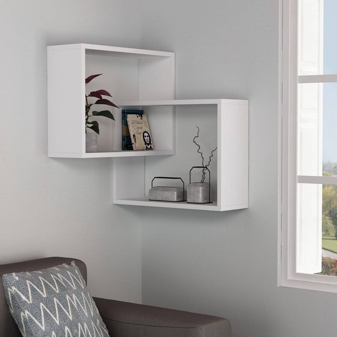 Kệ trang trí phòng khách gỗ công nghiệp SMLIFE Warner