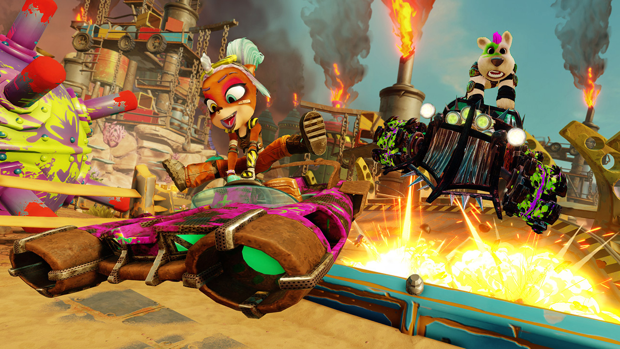 Đĩa game Crash Team Racing Nitro Fueled cho máy Switch