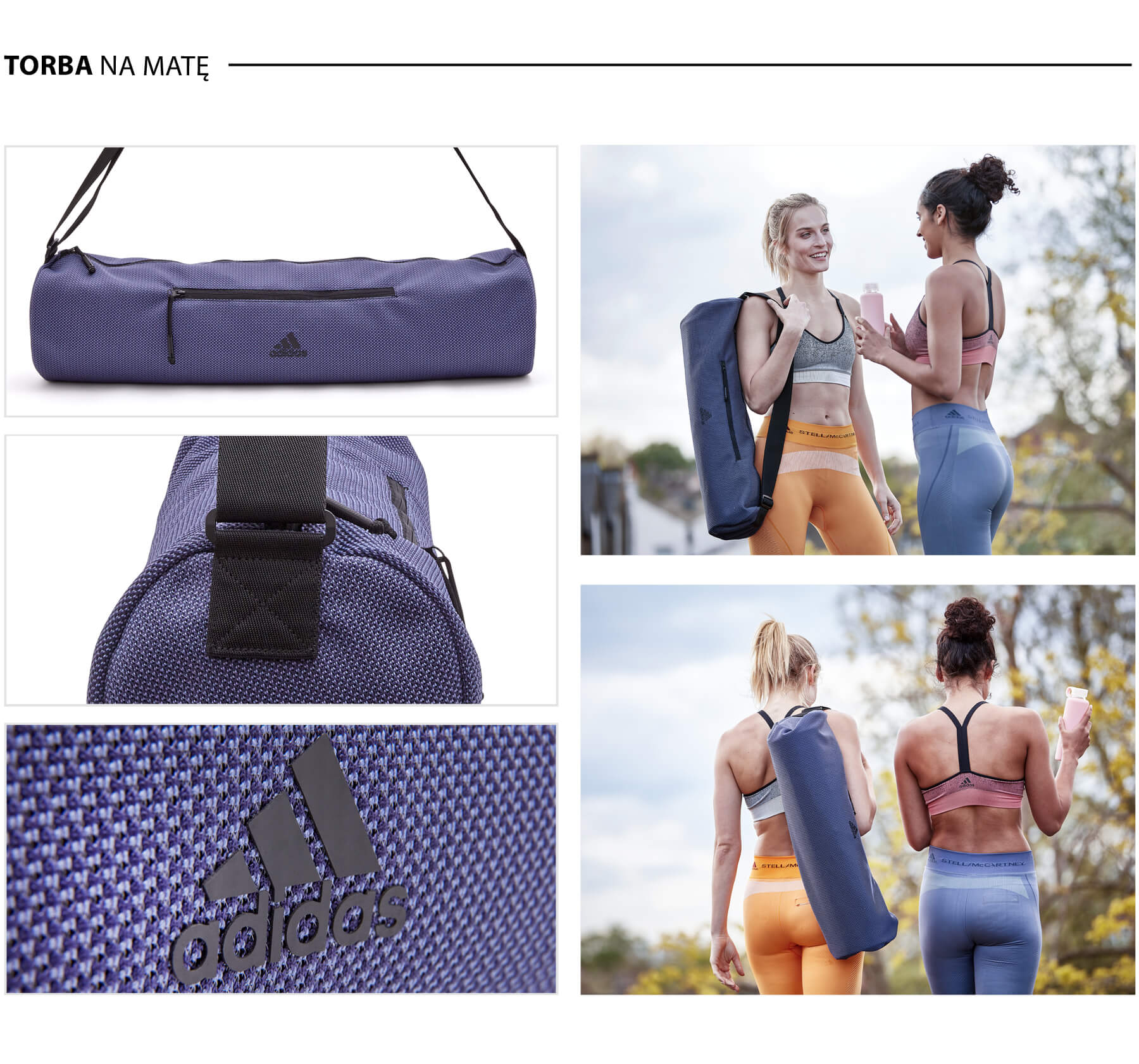 Túi Đựng Thảm Tập Chính hãng ADIDAS ADYG-20501