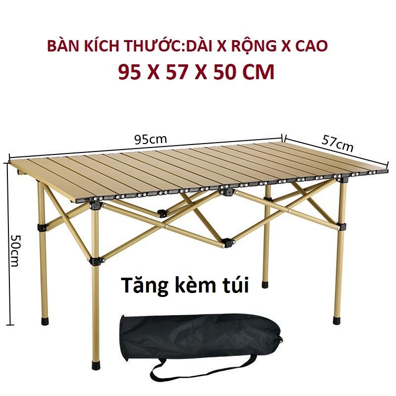 Bàn Gấp Gọn, Bàn Dã Ngoại Dễ Mang Theo Khi Đi Cắm Trại Picnic Ăn Uống Cùng Gia Đình