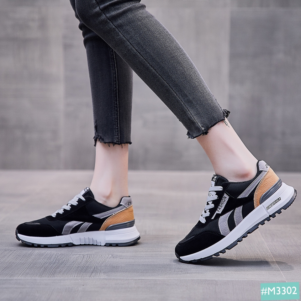 Giày Thể Thao Sneaker Cặp Đôi Nam Nữ MINSU Classic M3302, Giày Bata Hàn Quốc Nam Nữ Mix Đồ Đi Học, Chơi, Du Lịch Cực Đẹp