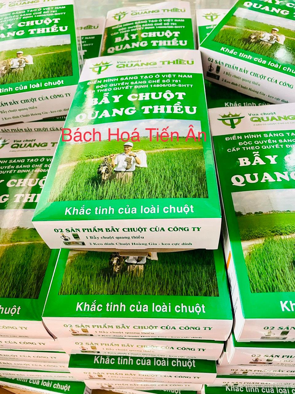 Hộp 2 cái Bẫy Chuột Quang Thiều - Khắc Tinh Của Loài Chuột- không cần mồi- Diệt chuột trên mọi địa hình.