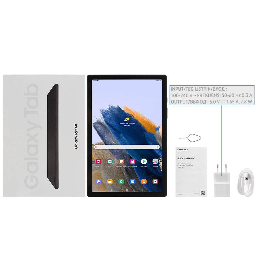 Máy tính bảng Samsung Galaxy Tab A8  (2022) - Hàng chính hãng - ĐÃ KÍCH HOẠT BẢO HÀNH ĐIỆN TỬ
