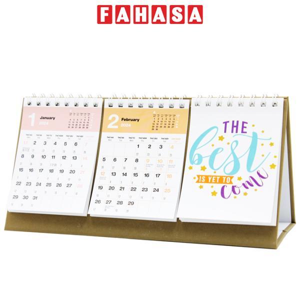 Lịch Bàn Chữ A Minimalist 2024 - Fabico-XNI24 - Quotes Và Preview
