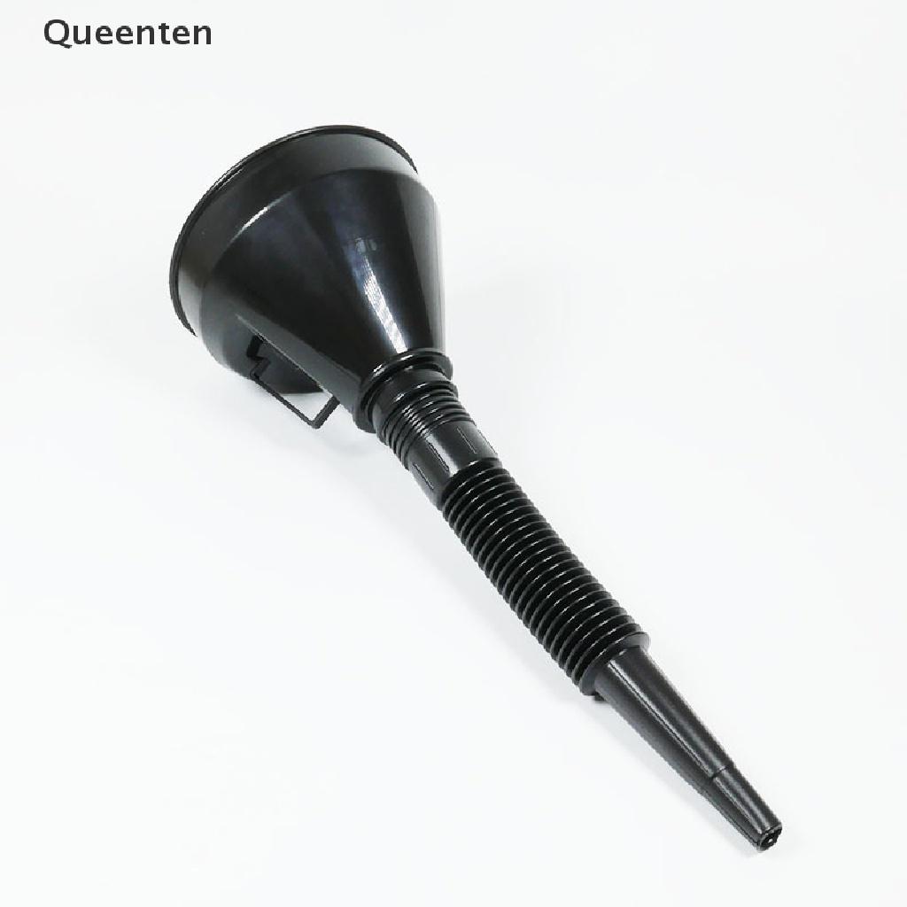 Queenten Universal Oiler Filter Funnel Car Truck Motorcycle With Spout Pipe Pour Diesel QT