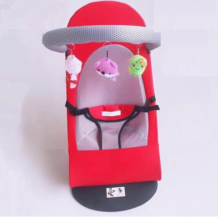 Ghế Rung Nhún Có Giá Treo Đồ Chơi Cho Bé