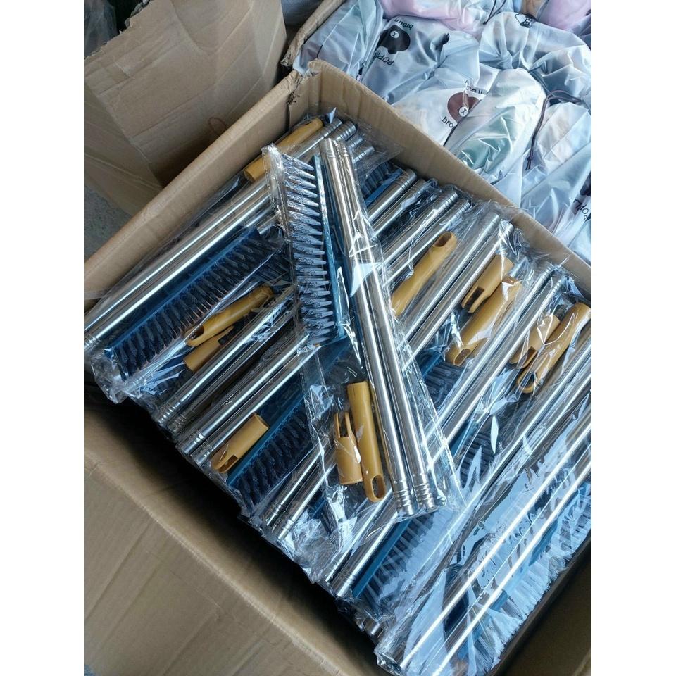 Chổi Chà Sàn Nhà Tắm Thông Minh Thiết Kế Đầu Gạt Nước Và Đầu Chổi Xoay 120 Độ Quét Nhà Siêu Sạch Mọi Góc Bẩn Màu Xanh