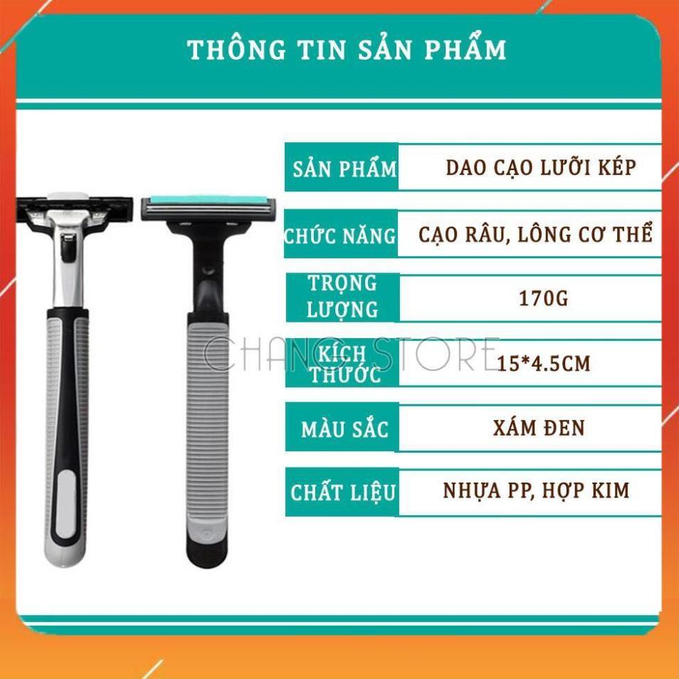 Sét Dao Cạo Râu 36 Lưỡi Kép Thay Thế Kèm Kem Cạo