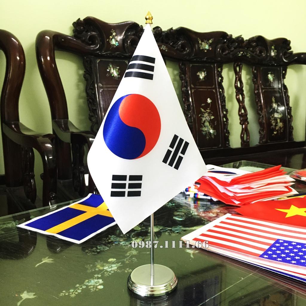 Cờ Để Bàn Đế Thép Cờ Hàn Quốc