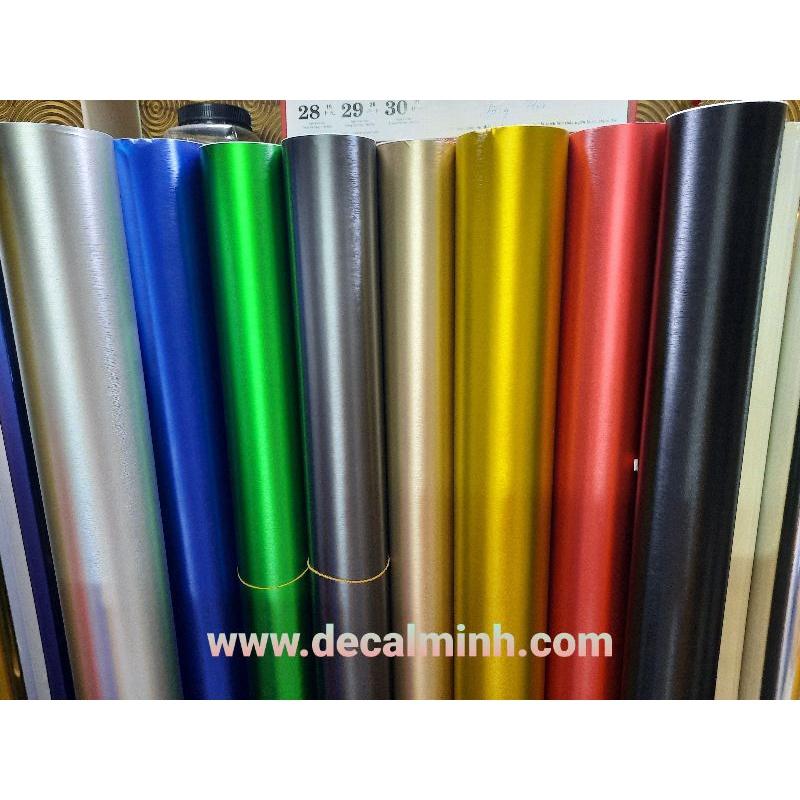 Decal nhôm xước dán xe cao cấp
