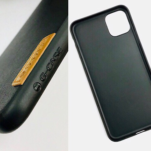 Ốp lưng cho iPhone 11 Pro Max hiệu G-Case Dark Leather Skin mỏng 1 mm - Hàng nhập khẩu