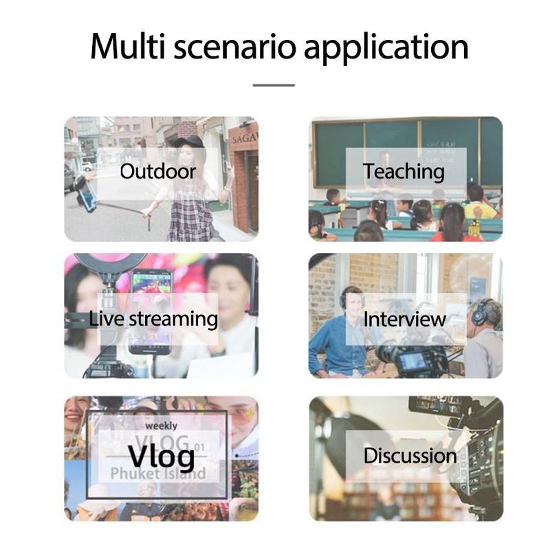 Micro ko dây/mini mic livestream/micro không dây cài áo/tablet táo/Android Vlog Type-C/Hải cảng Micrô