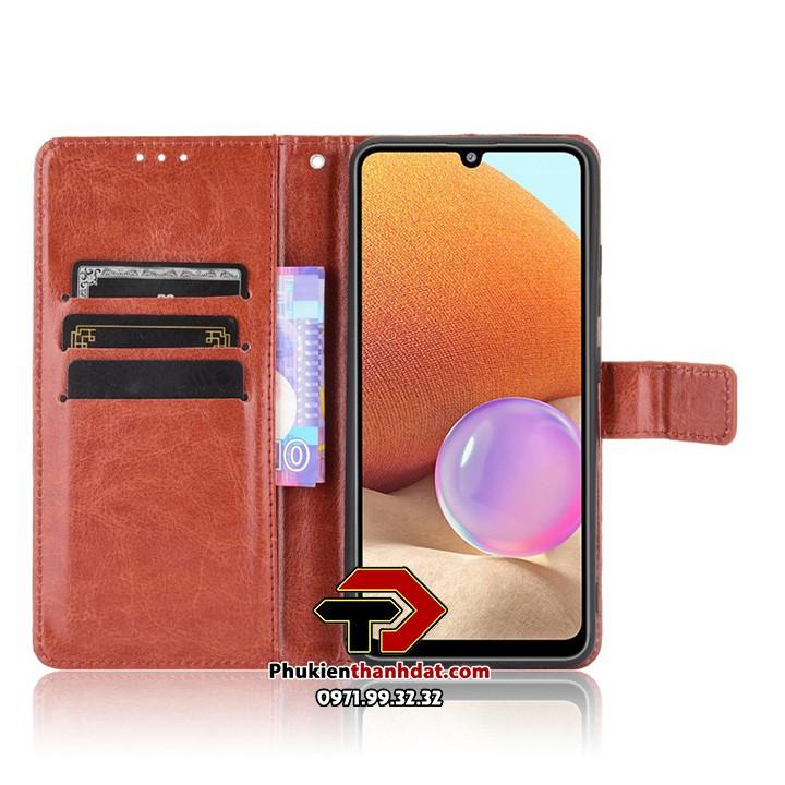 Bao da dạng ví dành cho SamSung A32 có quai gài