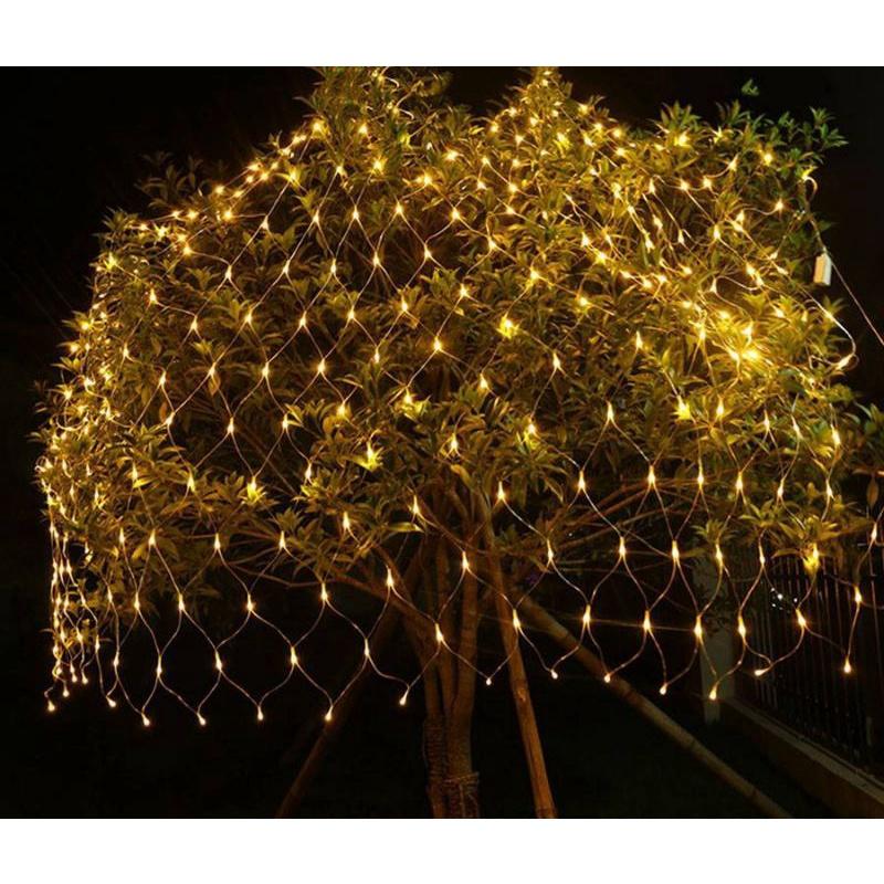 Đèn Trang Trí Đèn led trang trí lưới đánh cá cắm điện 3 x 2 mét