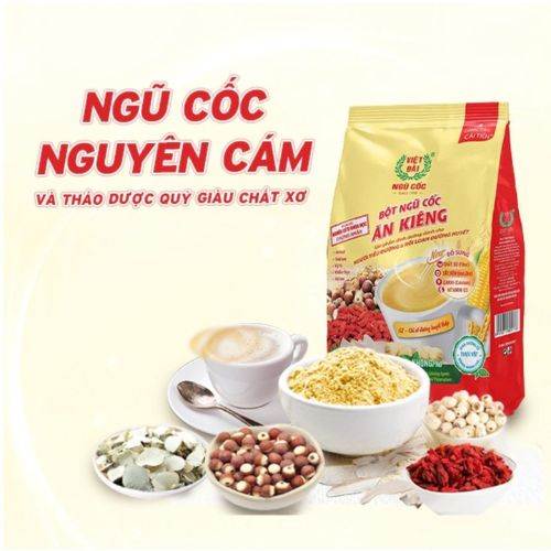 Bột Ngũ Cốc Sữa Bắp Canxi VIỆT ĐÀI Bổ Sung Canxi Giúp Xương Chắc Khỏe Túi 600gam