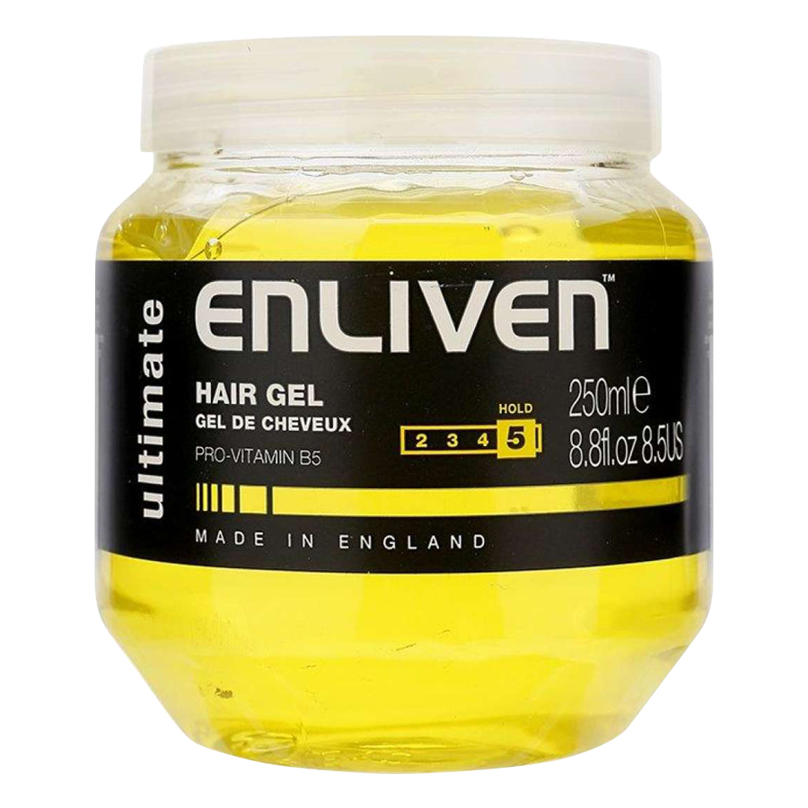 Gel Vuốt Tóc Giữ Nếp Siêu Cứng Enliven Hair Gel Ultimate Độ Cứng 5/5 250ml