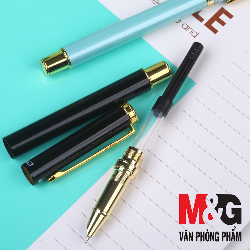 Bút máy M&G AFP43102 vỏ kim loại sang trọng, luyện chữ đẹp-1 cây