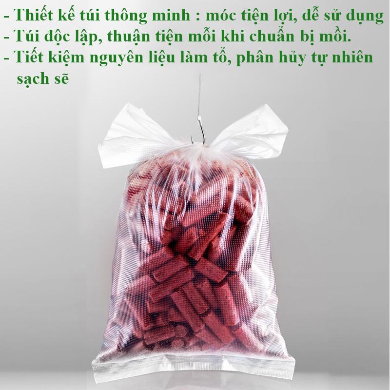 Túi Đựng Mồi Câu Cá Tự Hòa Tan Trong Nước , Chuyên Làm Tổ Câu Đài Tiện Lợi  PK-37
