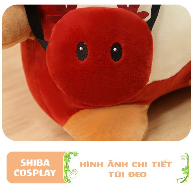 Gấu bông chó Shiba cosplay 25cm cao cấp - Đồ chơi thú nhồi bông chó Shiba cosplay bông gòn mềm mịn, bền đẹp, dễ sử dụng và an toàn cho trẻ nhỏ