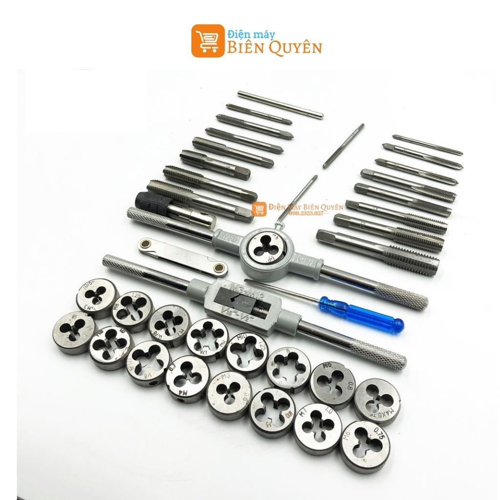 Bộ taro tạo ren 40 chi tiết thép hợp kim cứng cao cấp