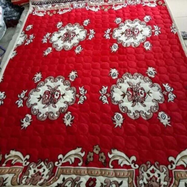 Thảm nỉ trải giường hoa văn siêu ấm