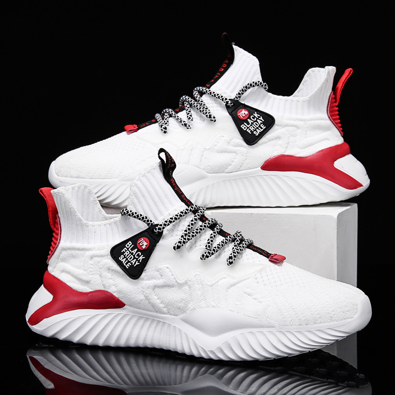 Giày Thể Thao Nam GEMI - Giày Sneaker Kaki - Đen Xanh - Đỏ Trắng, Giày Thể Thao Vải Thoáng Khí, Đế Chống Trượt - G5010