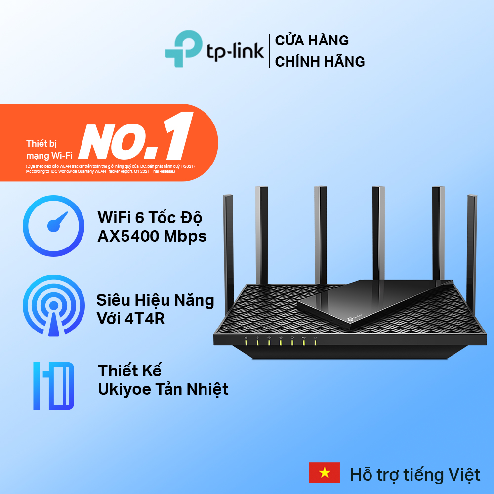 Bộ Phát Wifi 6 TP-Link Archer AX72 Gigabit Băng Tần Kép AX5400 - Hàng Chính Hãng