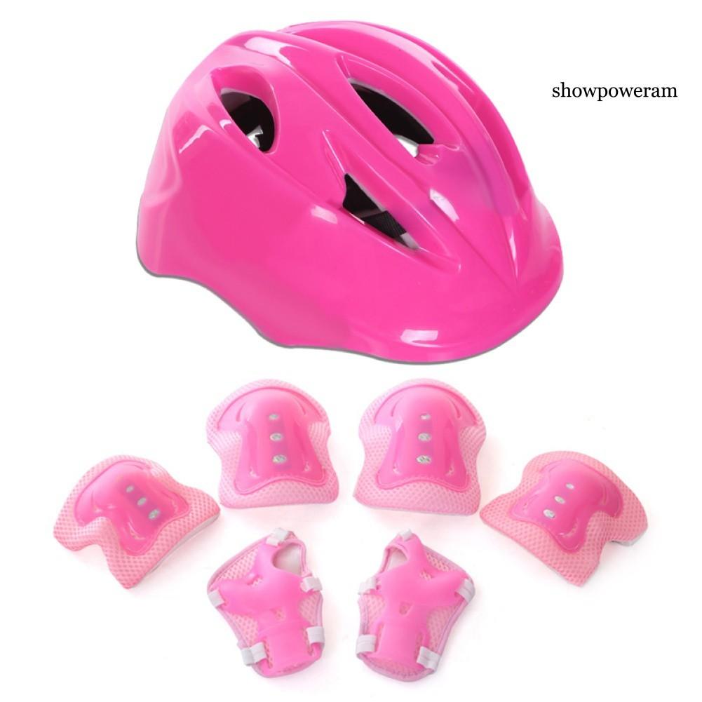 Set 7 Phụ Kiện Bảo Vệ Đầu Gối Cho Bé Khi Trượt Ván