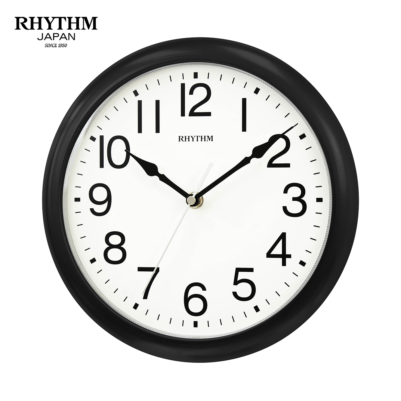 Đồng hồ Rhythm CMG621NR02- Kt 26.2 x 4.0cm, 320g, Vỏ nhựa. Dùng Pin.
