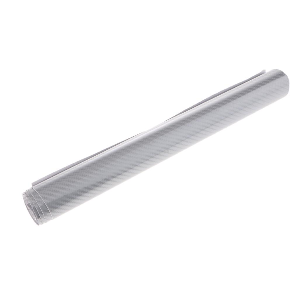 High Quality Shiny Gloss 6D Carbon Fiber Film Wrap Decal Sticker Sheet