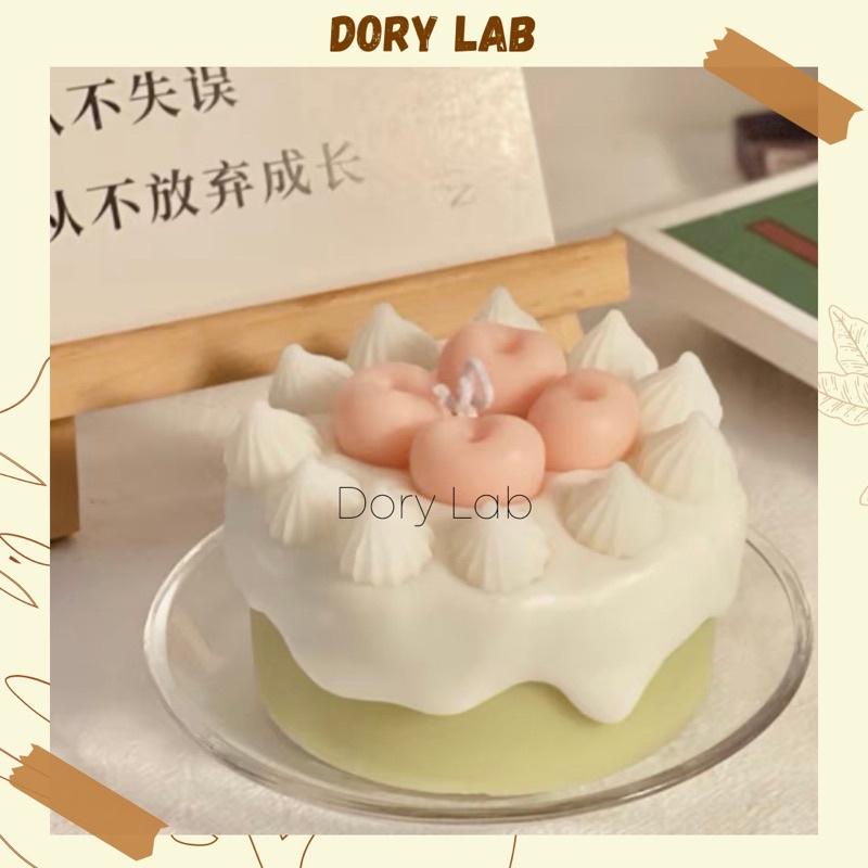 Nến Thơm Bánh Kem Cherry Chóp Kem Tinh D