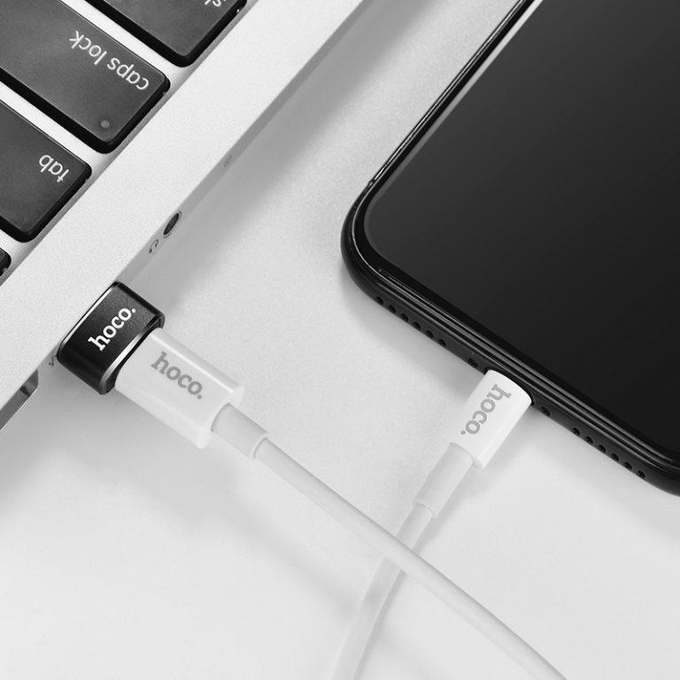 Đầu chuyển đổi usb sang type c HOCO - jack otg từ typec sang usb cho máy tính bảng điện thoại