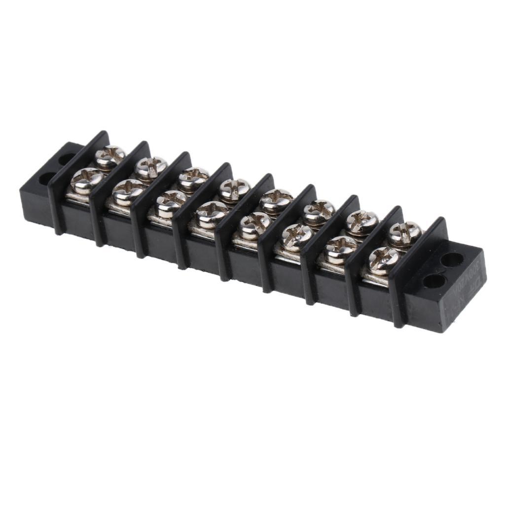 4xMarine Boat RV 12V 30A 8 Ways Screw Terminal Block Bus Bar