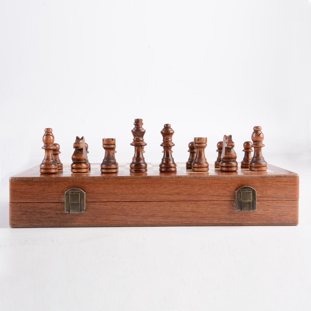 Bộ cờ vua bằng gỗ tự nhiên, cờ vua có nam châm size 30cm